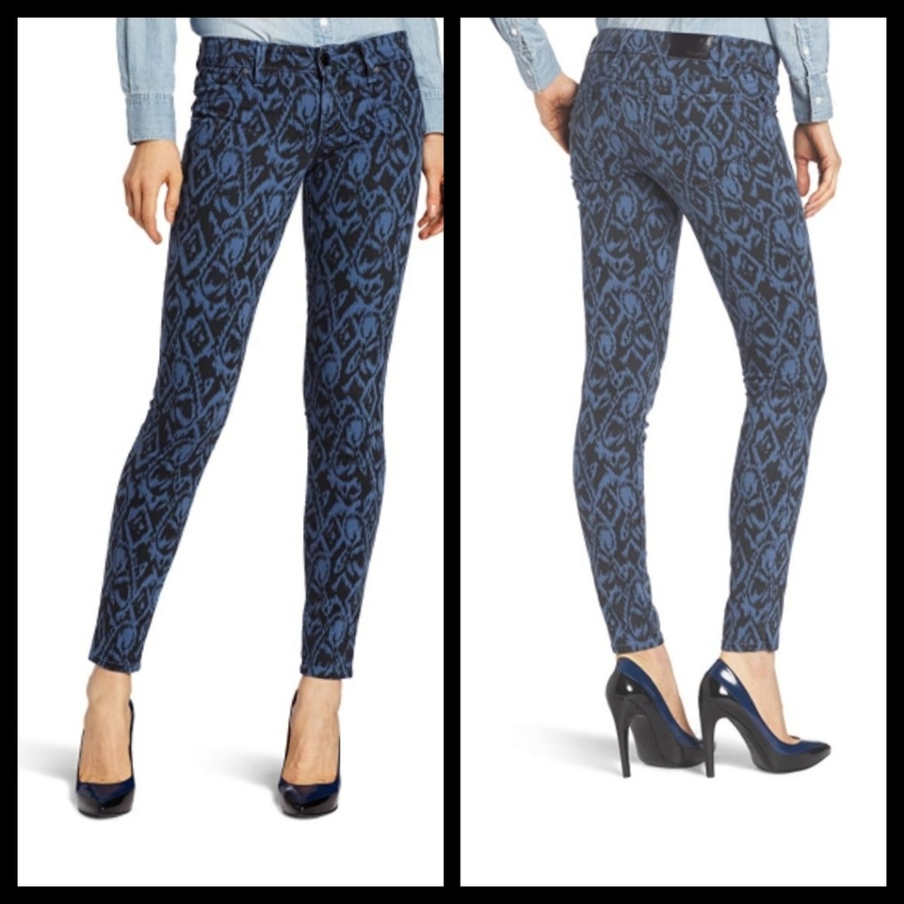ANTHRO Level 99 Ultra Skinny Macaw Blue Jeans